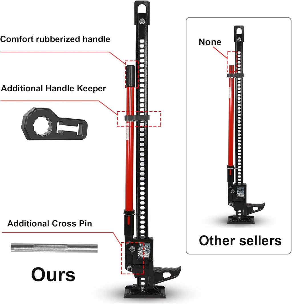 60 Off-Road High Lift Jack, 3 Tons Cast Steel I602