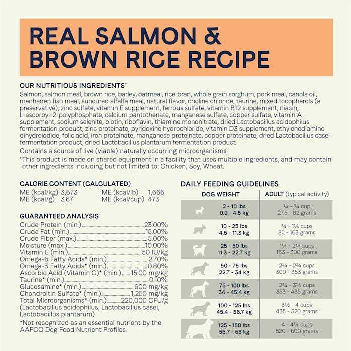 Salmon & Brown Rice Dry Dog Food K4210