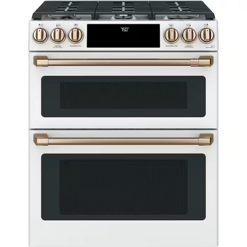 Gas Range Handle and Knob Kit in Brushed Bronze H4337