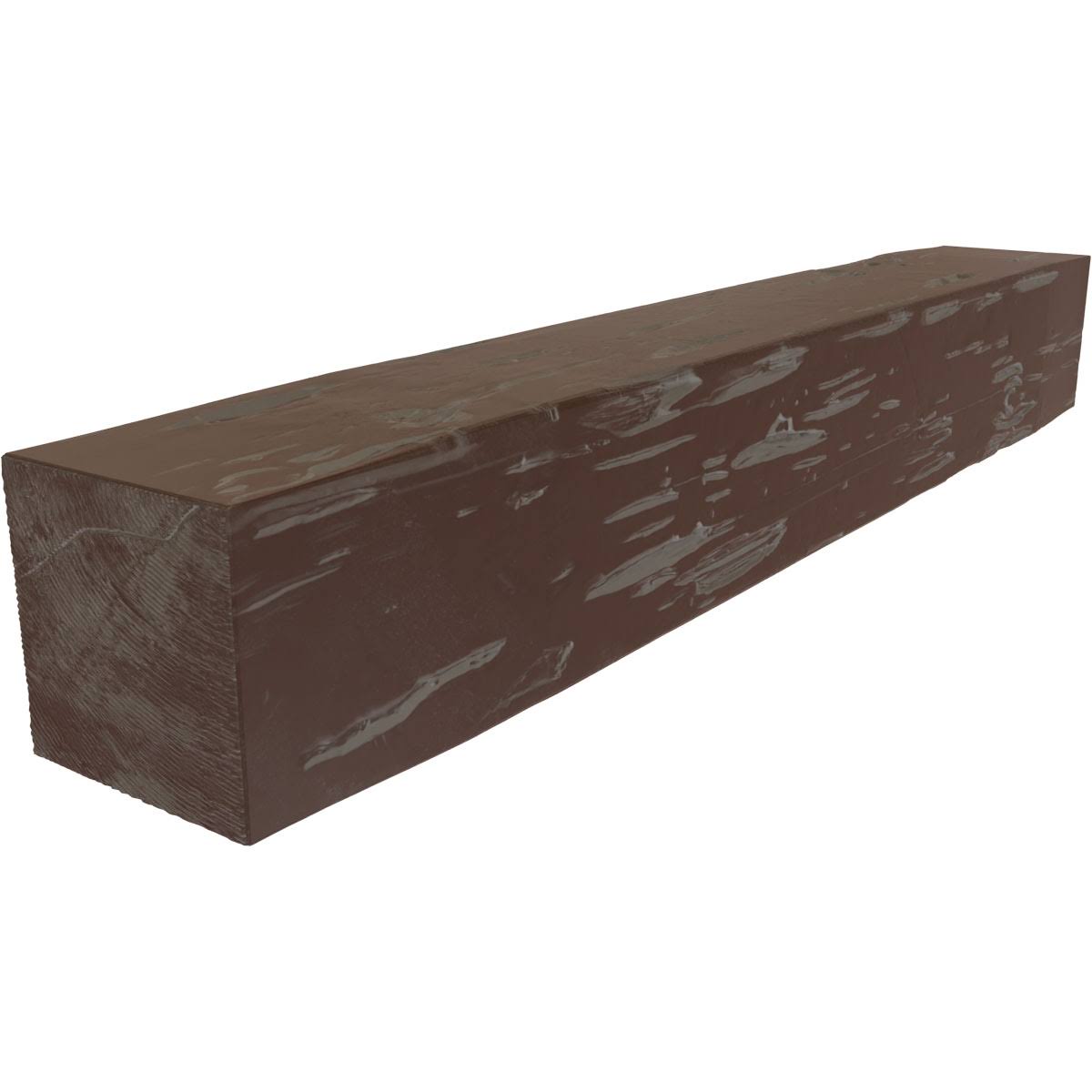 Aged Pecan Faux Wood Fireplace Mantel V2149