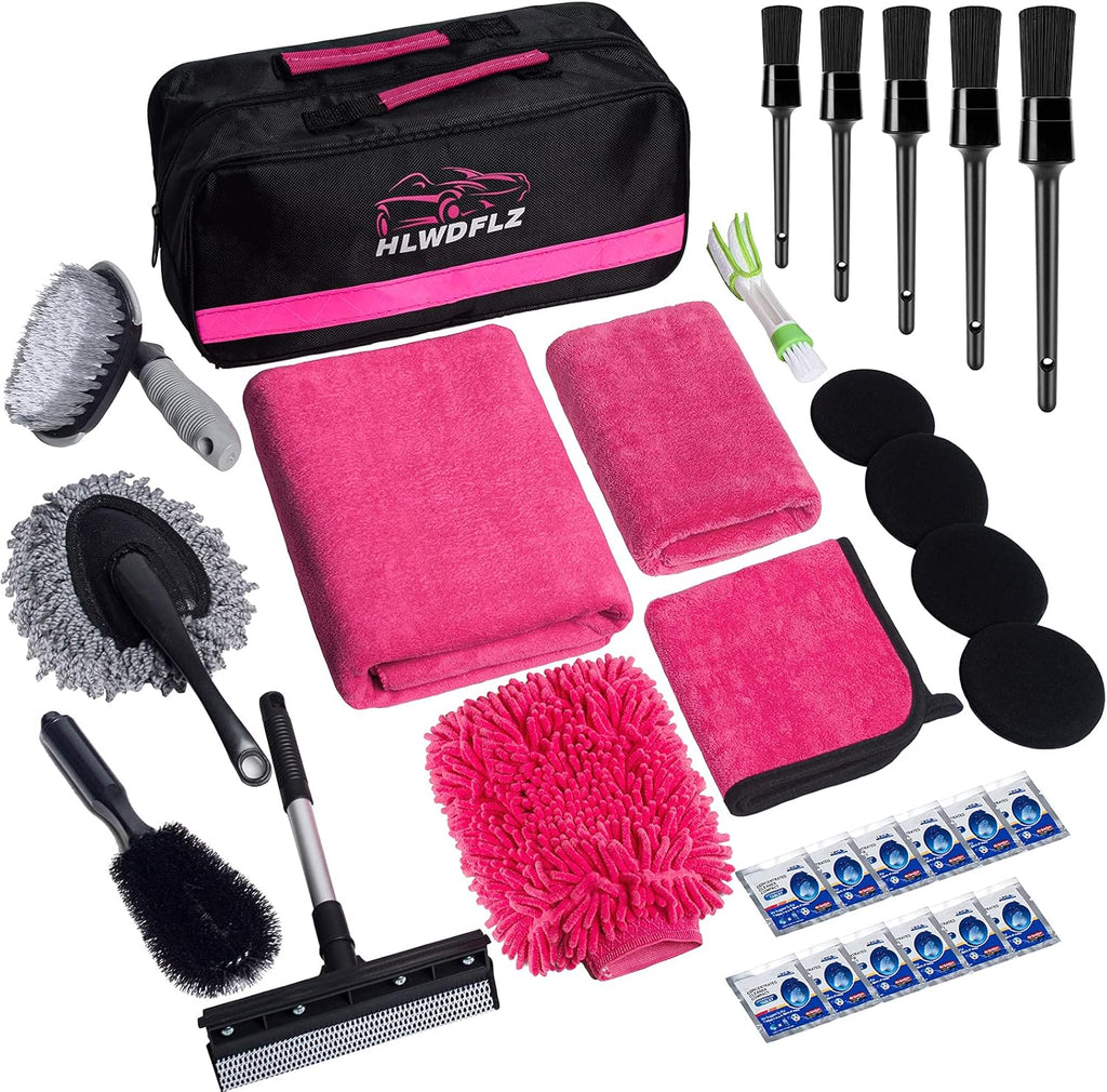 27pcs Car Wash Cleaning Tools Kit Car Detailing Set Blue N567