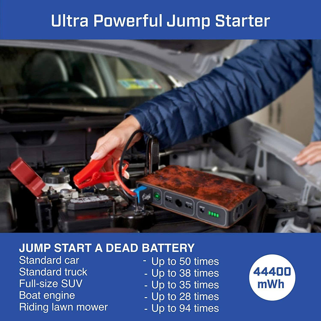 Rose Gold Wireless Phone Charger & Car Jump Starter I898740