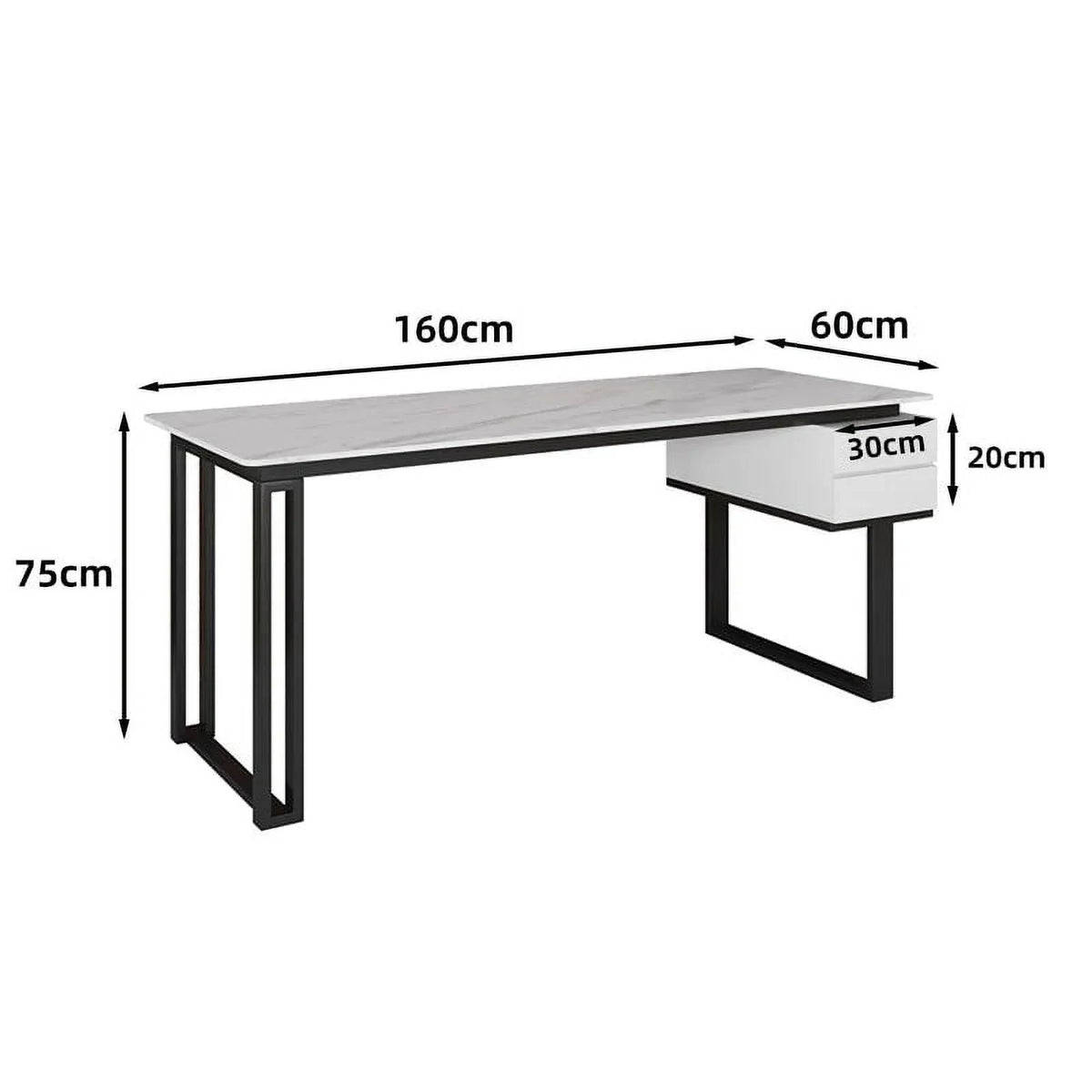 Modern Simple Computer Desk L3641