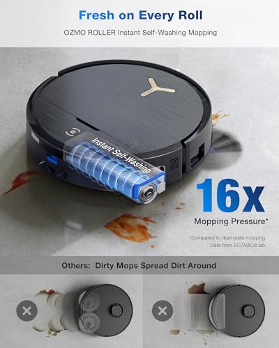 Robot Vacuum and Mop with 16,600Pa Suction O404781