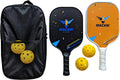 Graphite Pickleball Paddle Set of 2 and 4 Pickleballs O479638
