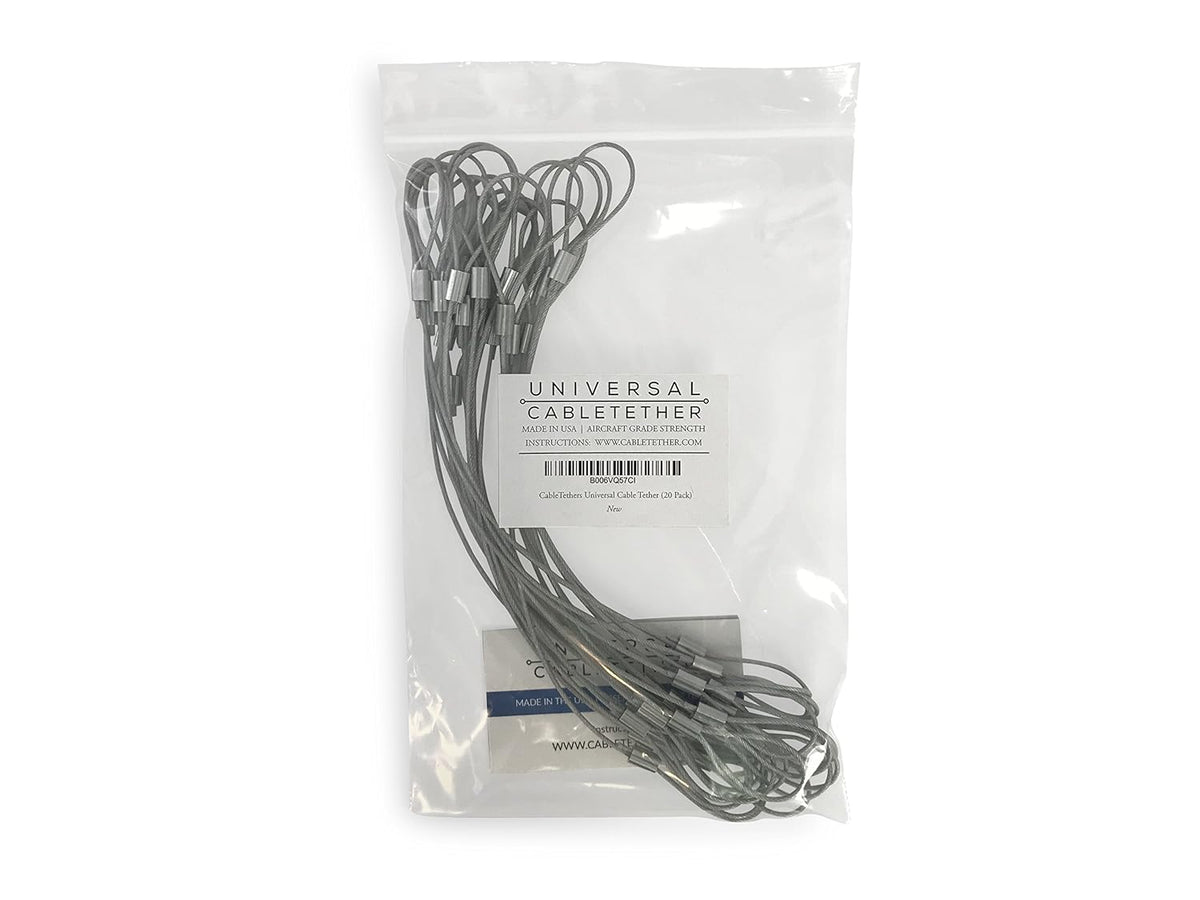 Cable Tethers 20 Pack Heavy Duty Adjustable O523