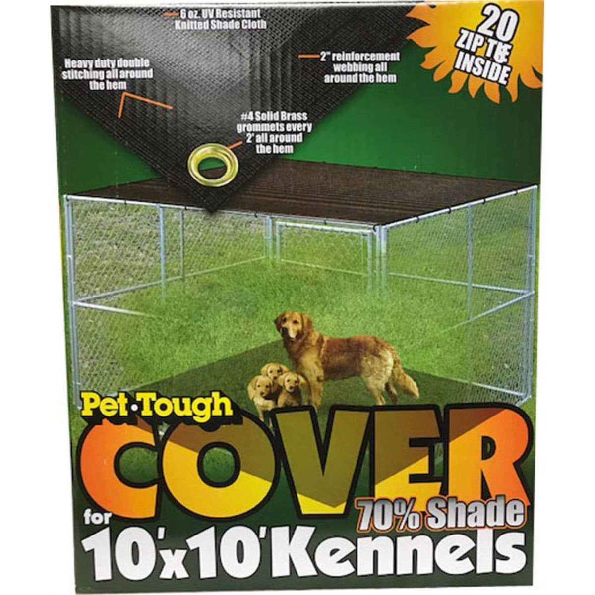 10 ft. x 10 ft. Pet Kennel Shade Cover K4933