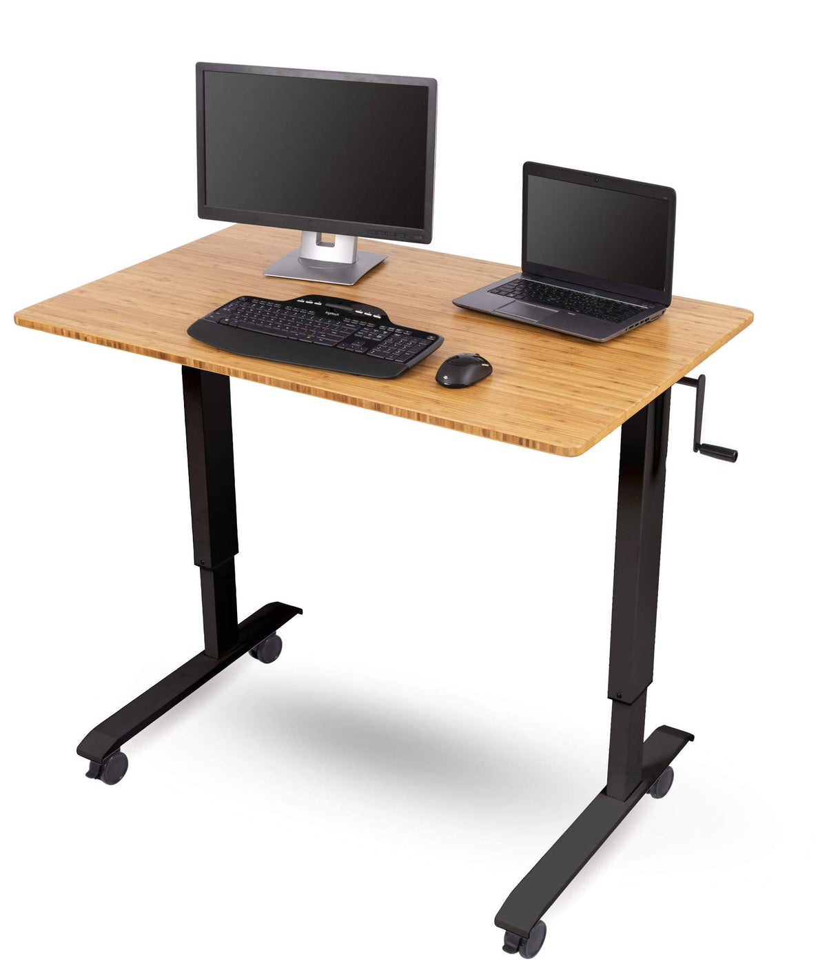 Crank Adjustable Height Standing Desk D324
