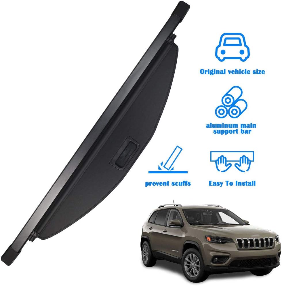 Black Retractable Cargo Cover Z887793