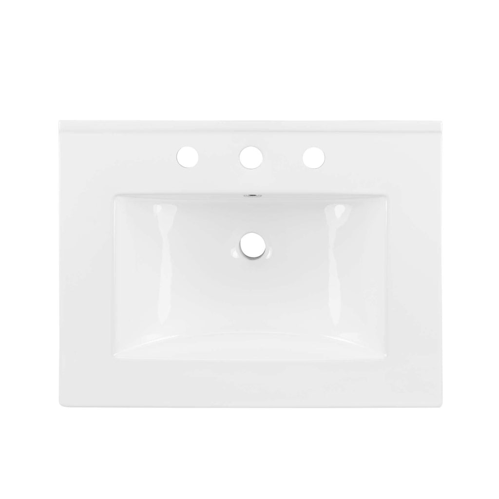 White Bathroom Sink B5833