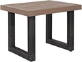 Brown Outdoor Wicker Side Table H3556