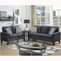Blue Gray 2-Piece Sofa Set F305
