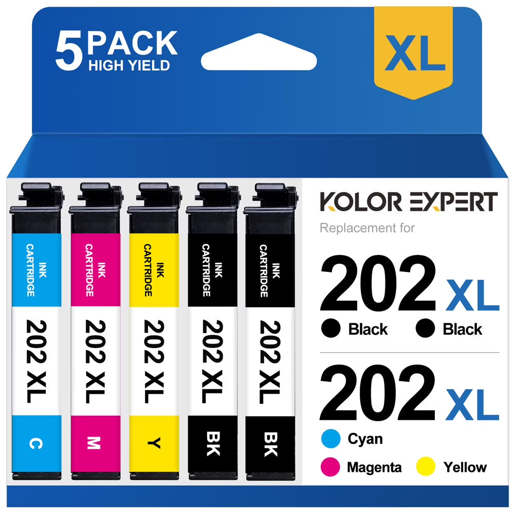 202xl Ink Cartridge for Epson 202 Printer (5-Pack) N2589