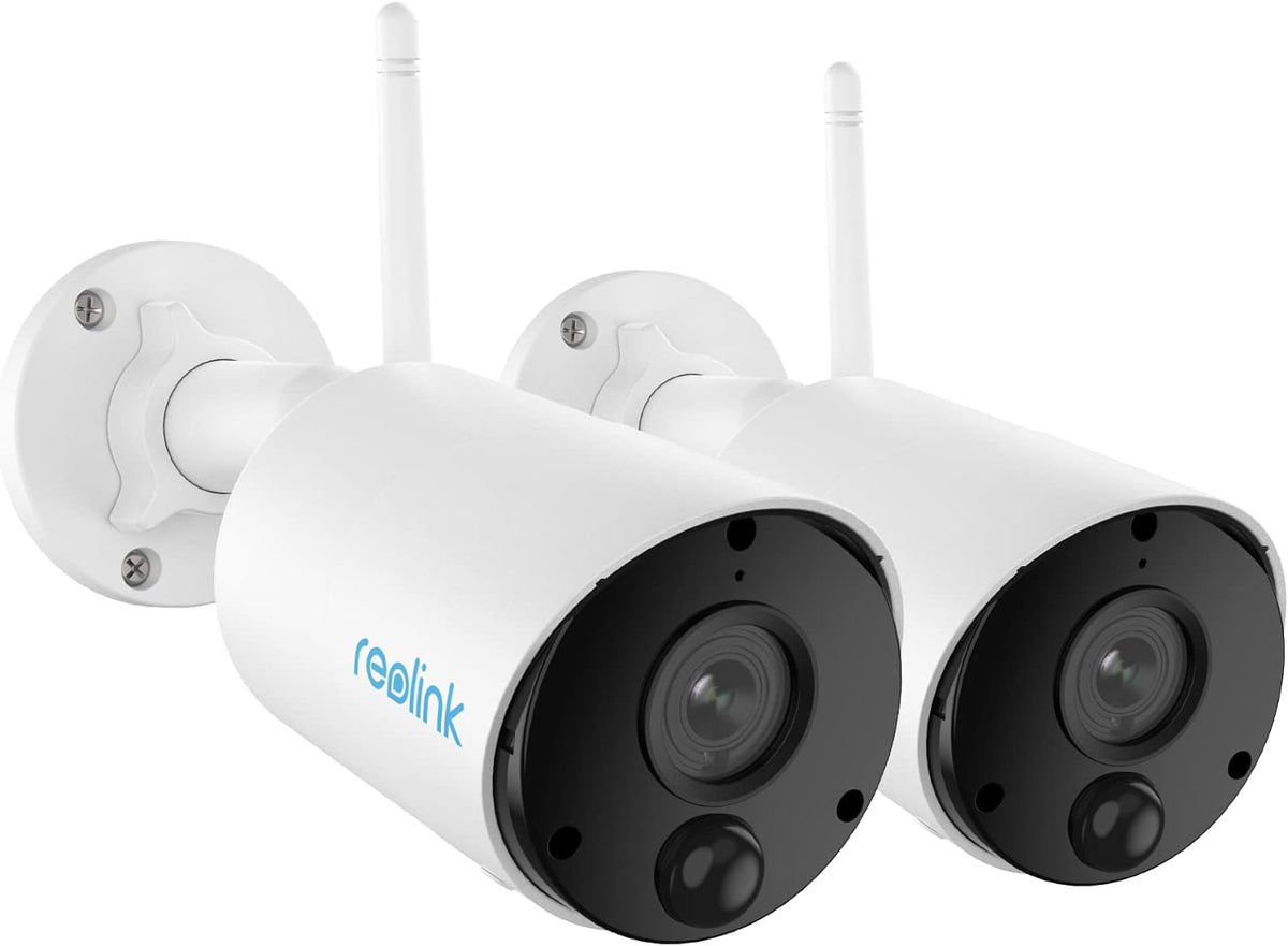 Wireless Outdoor Security Camera 1080P HD Solar Powered 2 Pack U6740