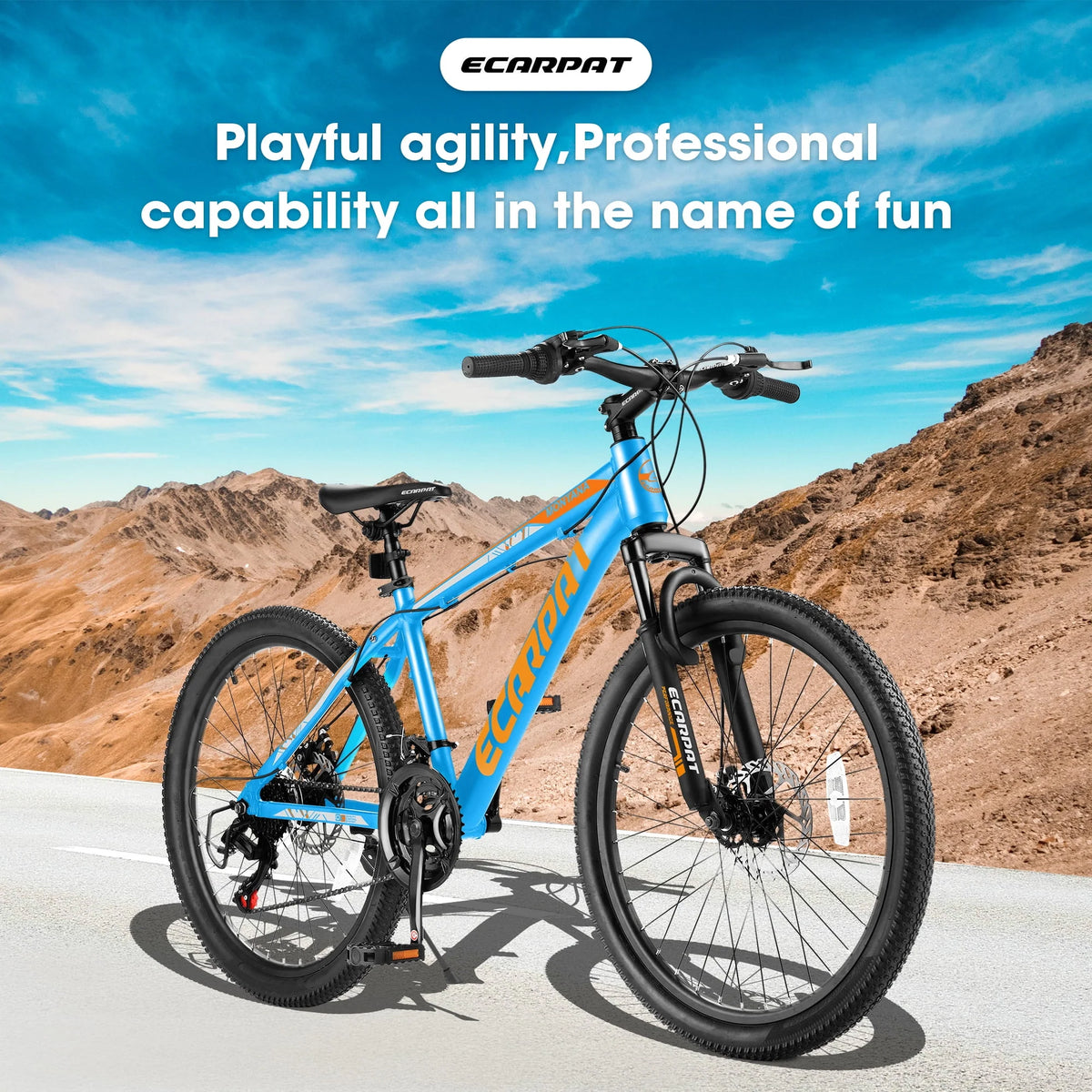 26 Aluminum Mountain Bike with Disc Brakes & Suspension Z93887
