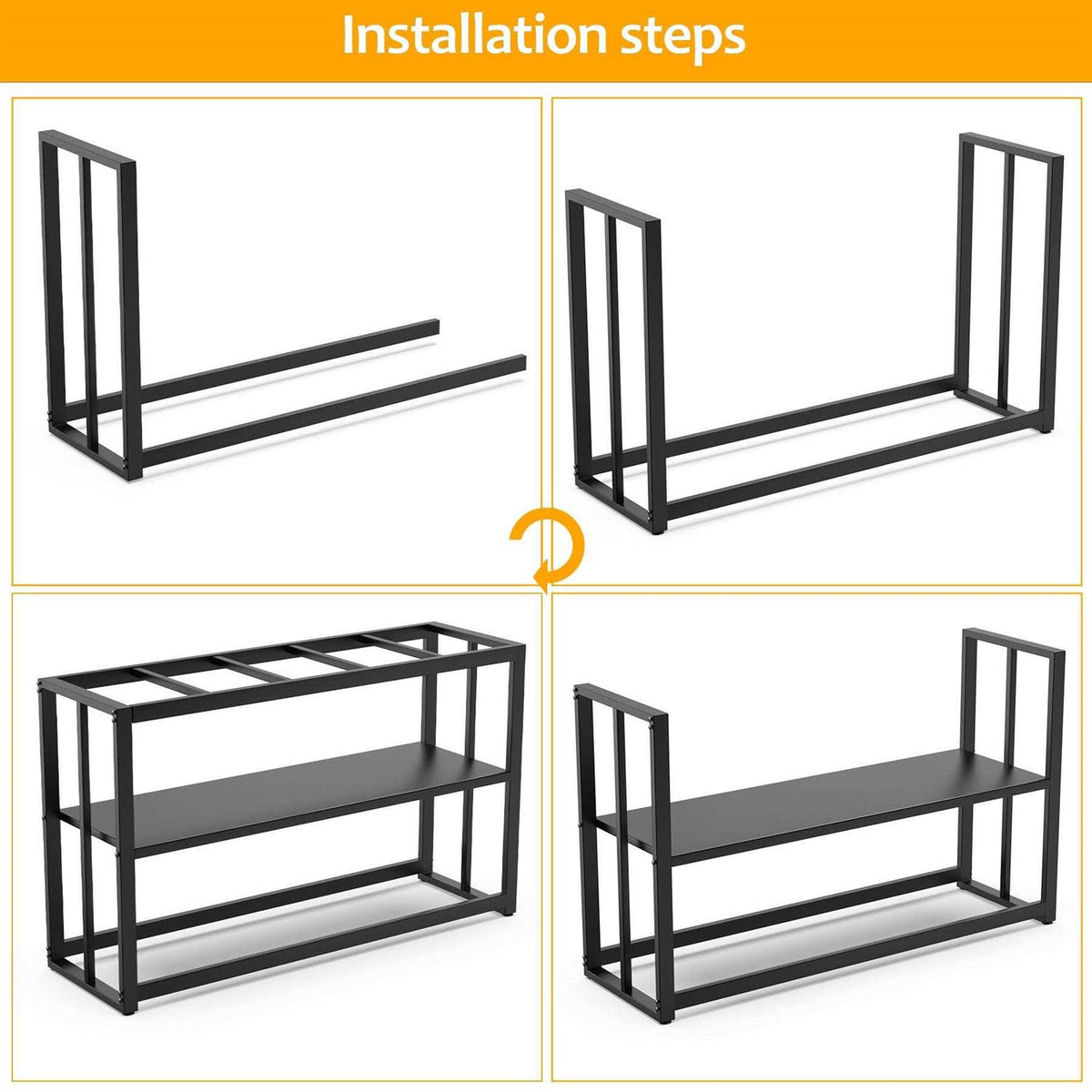 55-75 Gallon Fish Tank Stand with Storage Shelf Z756209