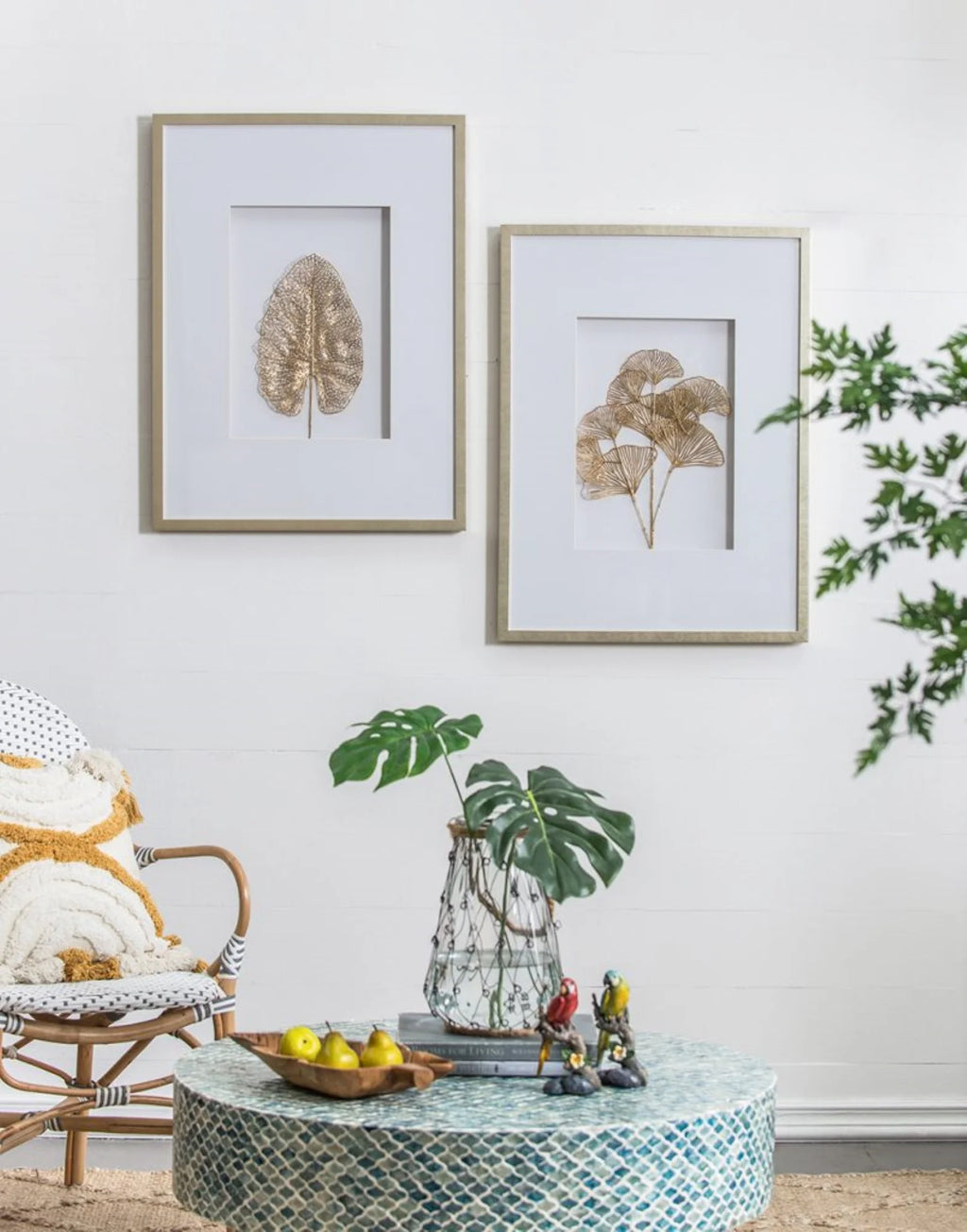 Botanical Framed Wall Arts 23.5" x 31.5" 2ct T55898