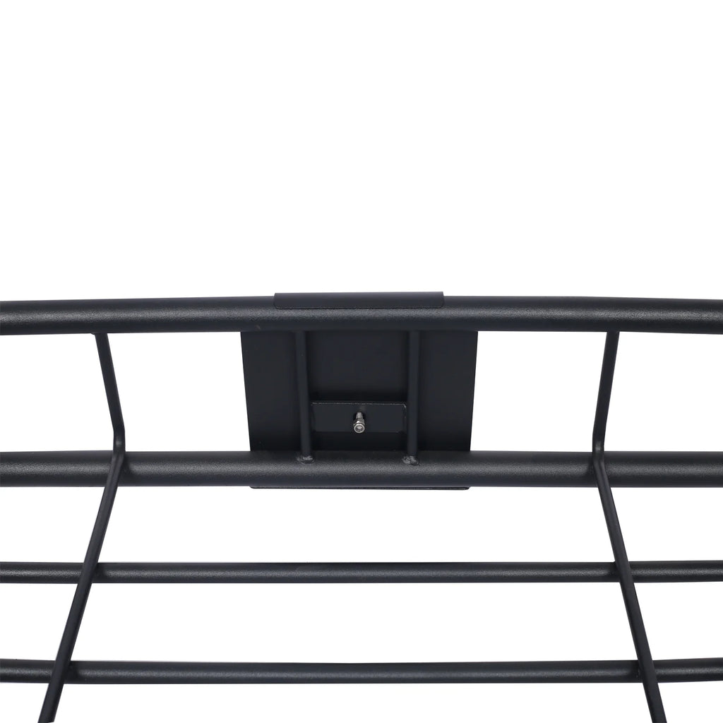 Black Steel Roof Rack Cargo Carrier Basket 43" M94583