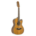 Natural Mahogany Acoustic Electric Bajo Quinto R635