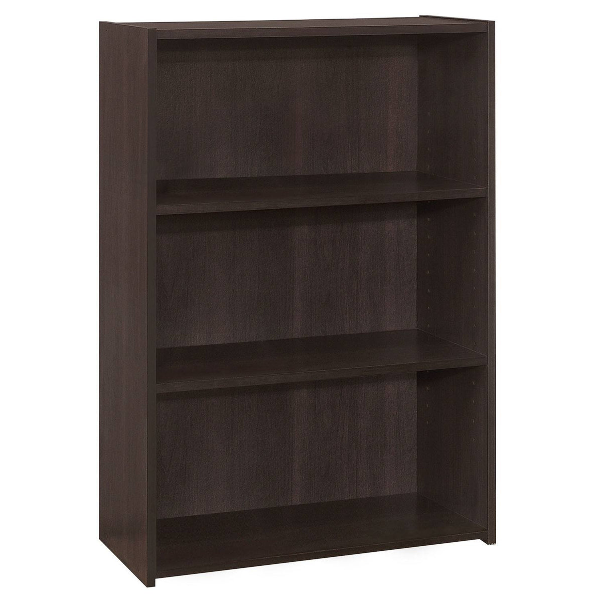 Three Shelves Bookcase in Cappuccino Black N517