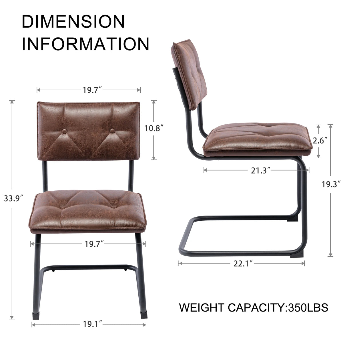 Set of 4 Upholstered Suede Dining Chairs A468878