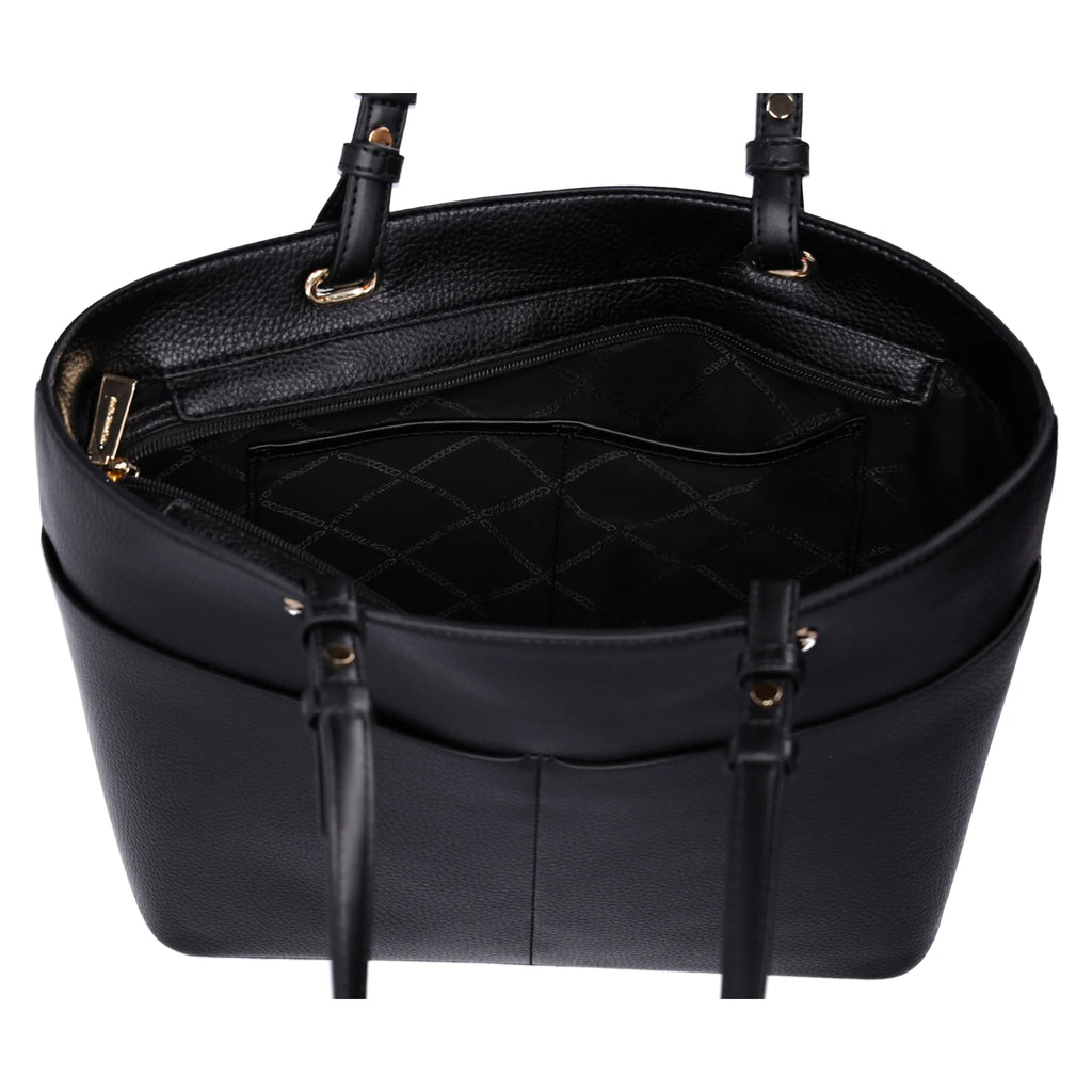Black Leather Tote X4327
