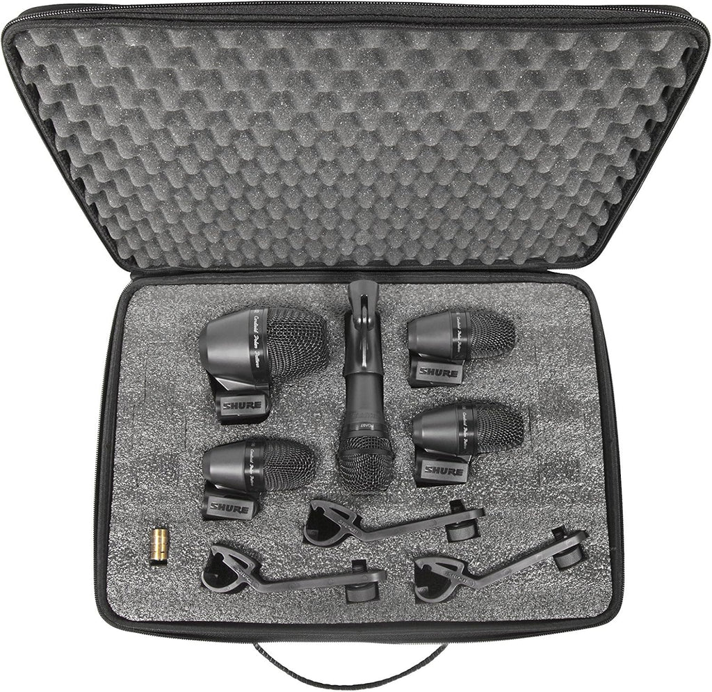7-Piece Drum Mic Kit with XLR-XLR Cables and Case T33491