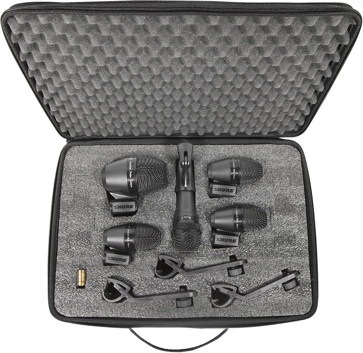 7-Piece Drum Mic Kit with XLR-XLR Cables and Case T33491