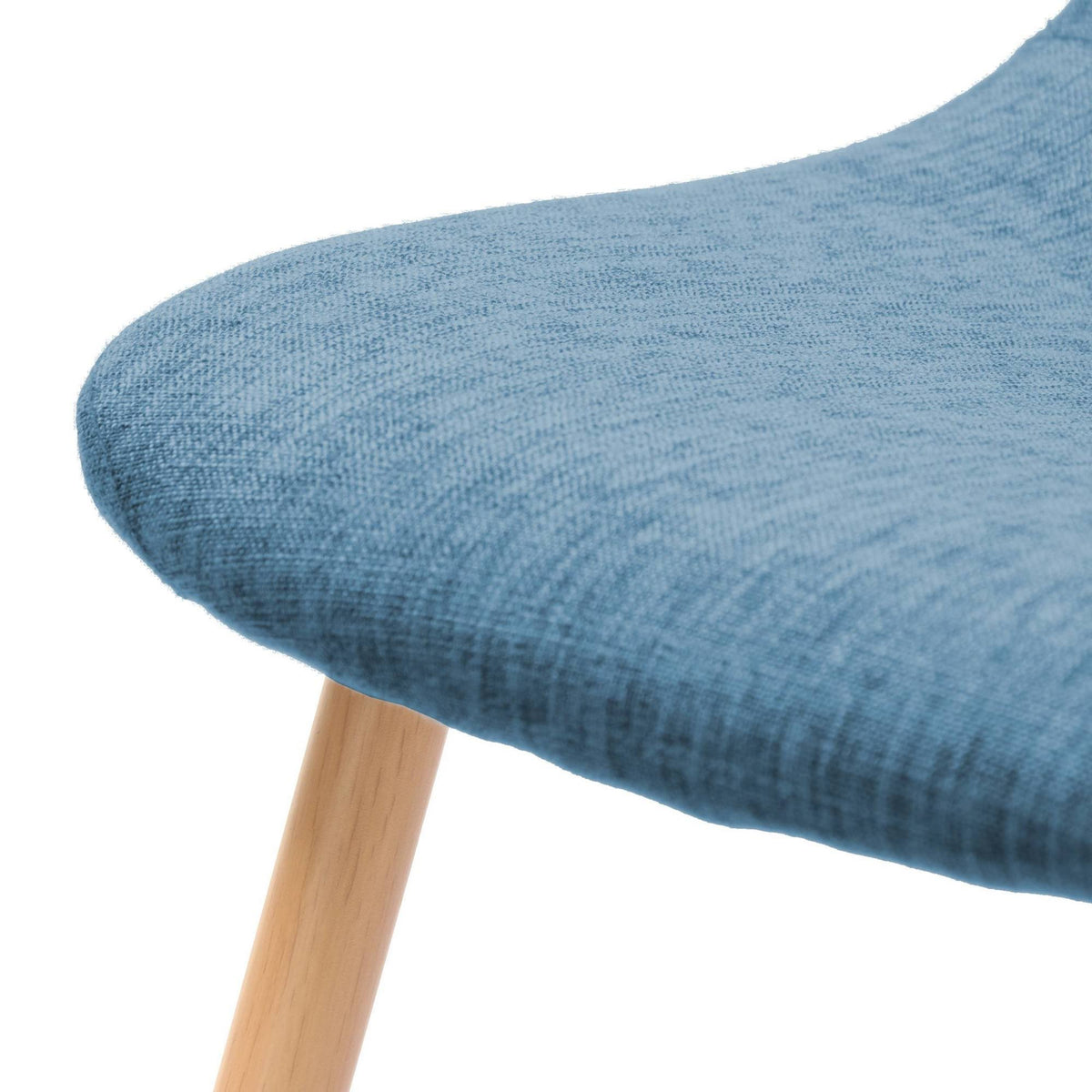 Blue Fabric Dining Chair Set of 2 P8278