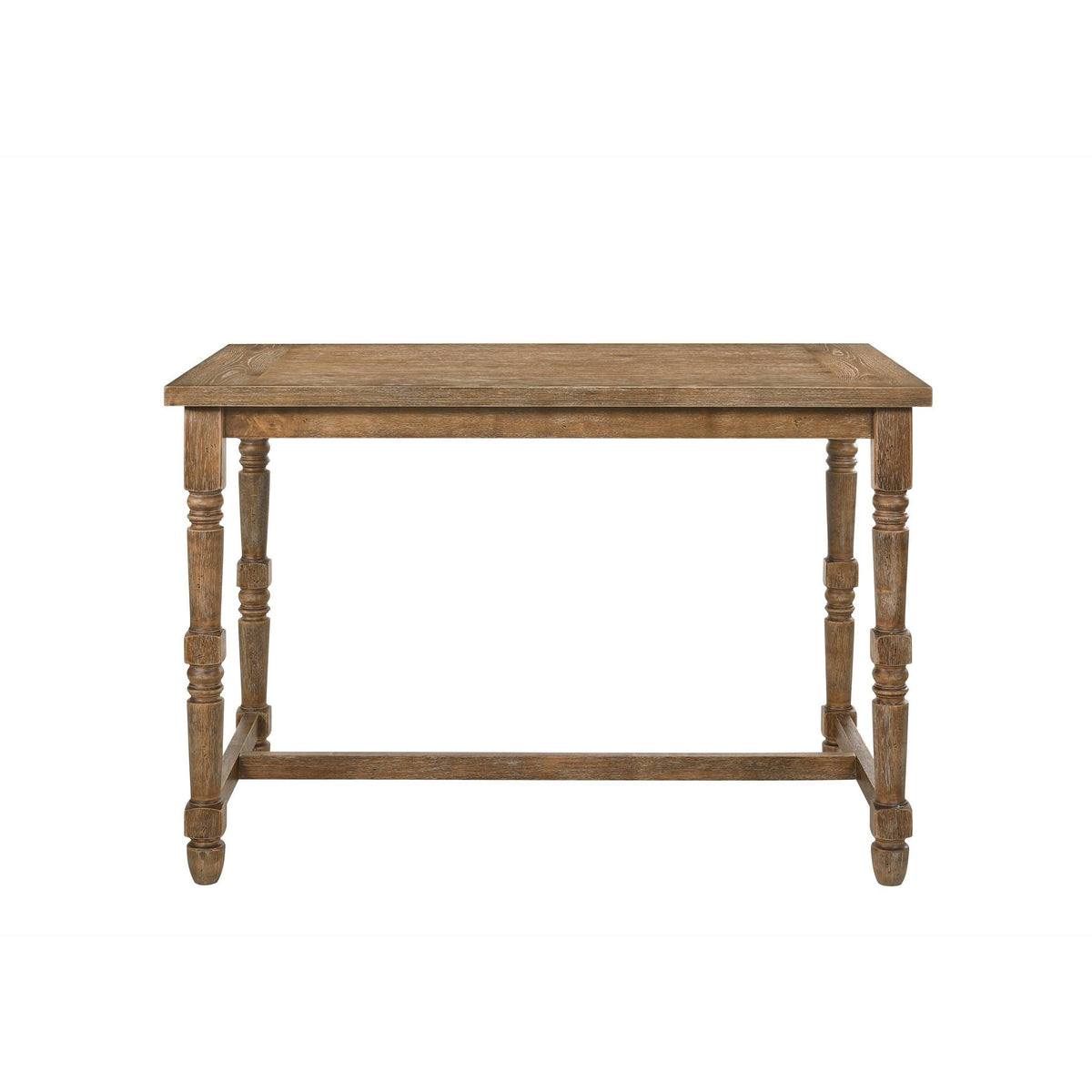 Weathered Oak Finish Counter Height Table M41652