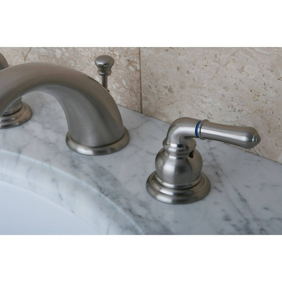 Polished Chrome Polished Brass Widespread Bathroom Faucet S585207