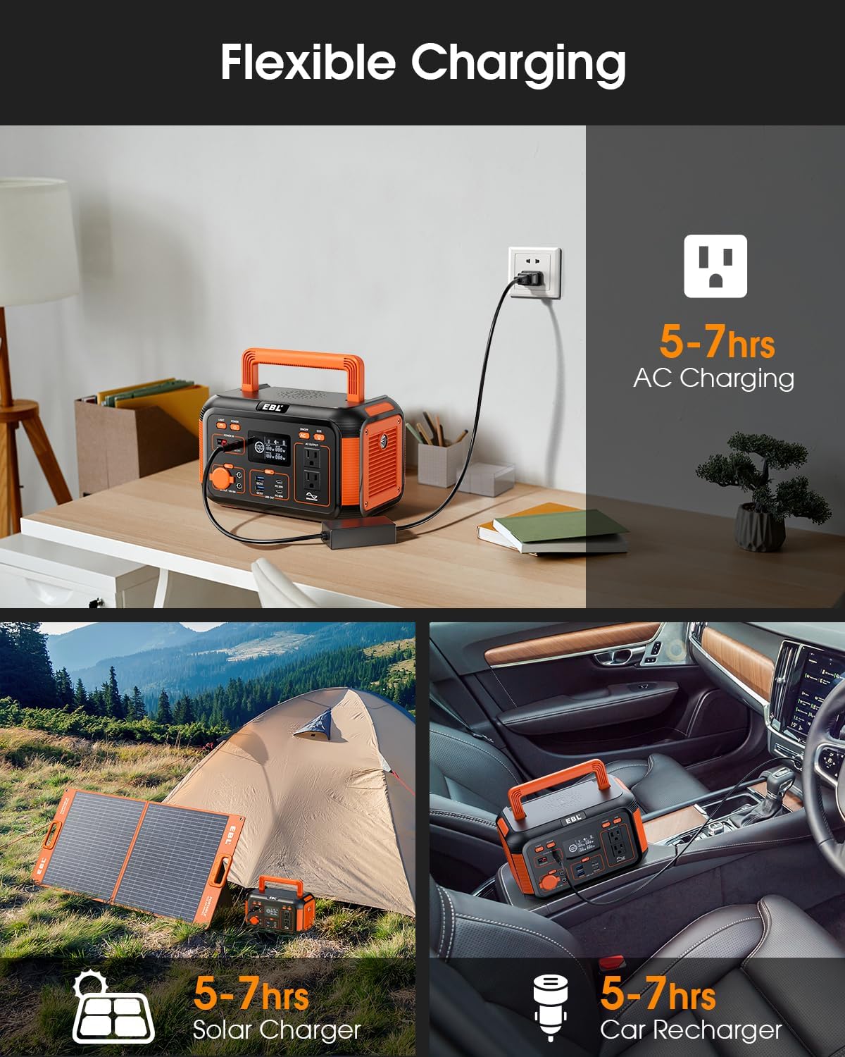 Portable Power Station 300W 269.36Wh Lithium Battery U303777