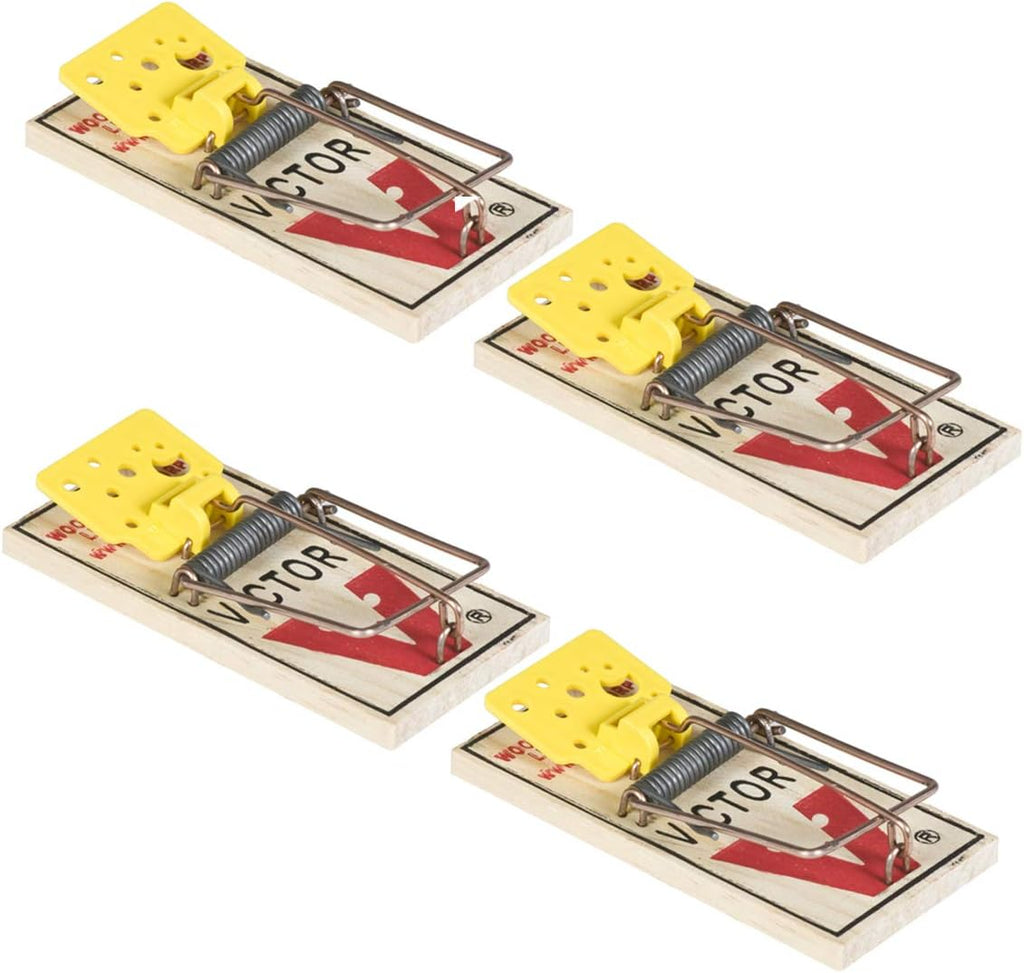 4 Pack Wooden Mouse Trap N7036