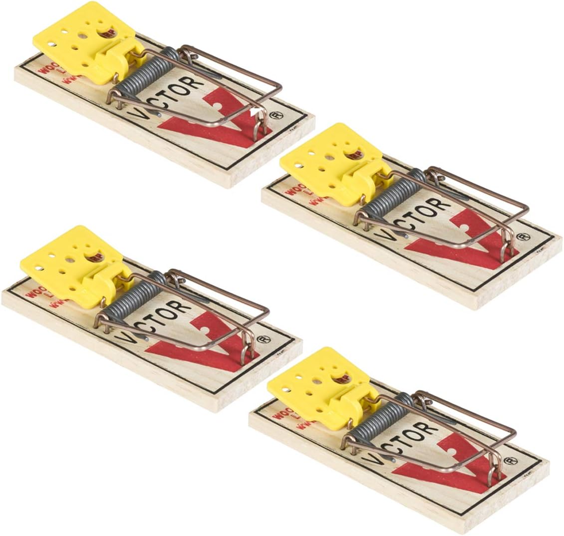4 Pack Wooden Mouse Trap N7036