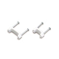 1/2 in. Plastic Staple 100-Pack Case of 10 White M9387