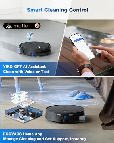 Robot Vacuum and Mop with 16,600Pa Suction O404781