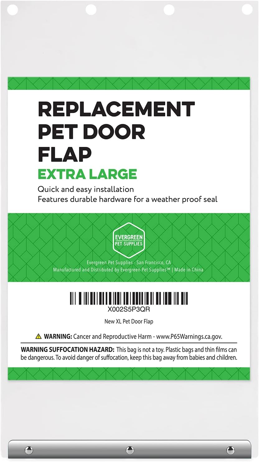 Weatherproof XL Replacement Dog Door Flap (9.75 x 17 in) Q899052