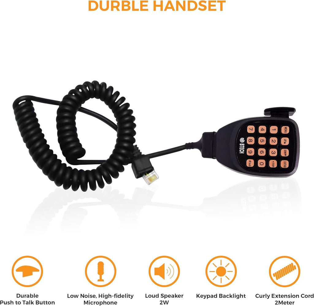 50 Watt GMRS Two-Way Radio with Dual Band Scanning Receiver V548166
