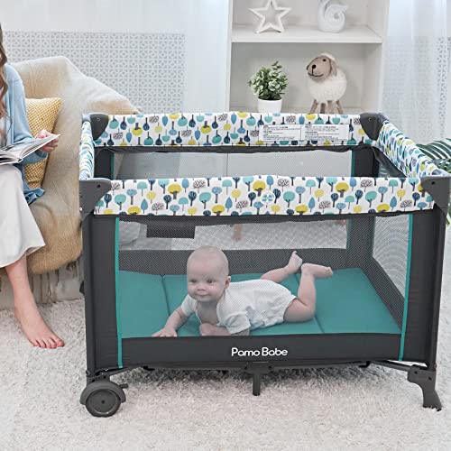 Portable Baby Playpen with Detachable Bassinet and Changing Table S923