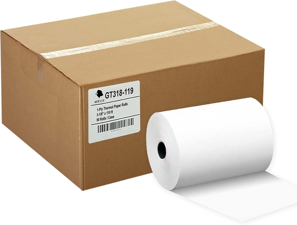 Thermal Paper Receipt Rolls 3 1/8 x 230 ft 32 Rolls Q524064