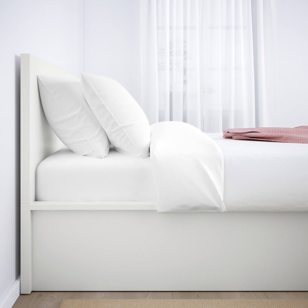 White Full/Double Storage Bed F826539