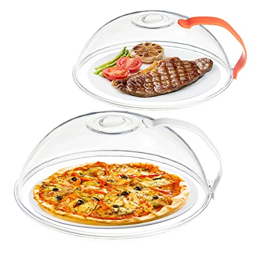 2 Pack Microwave Splatter Cover with Adjustable Steam Vents Q33396