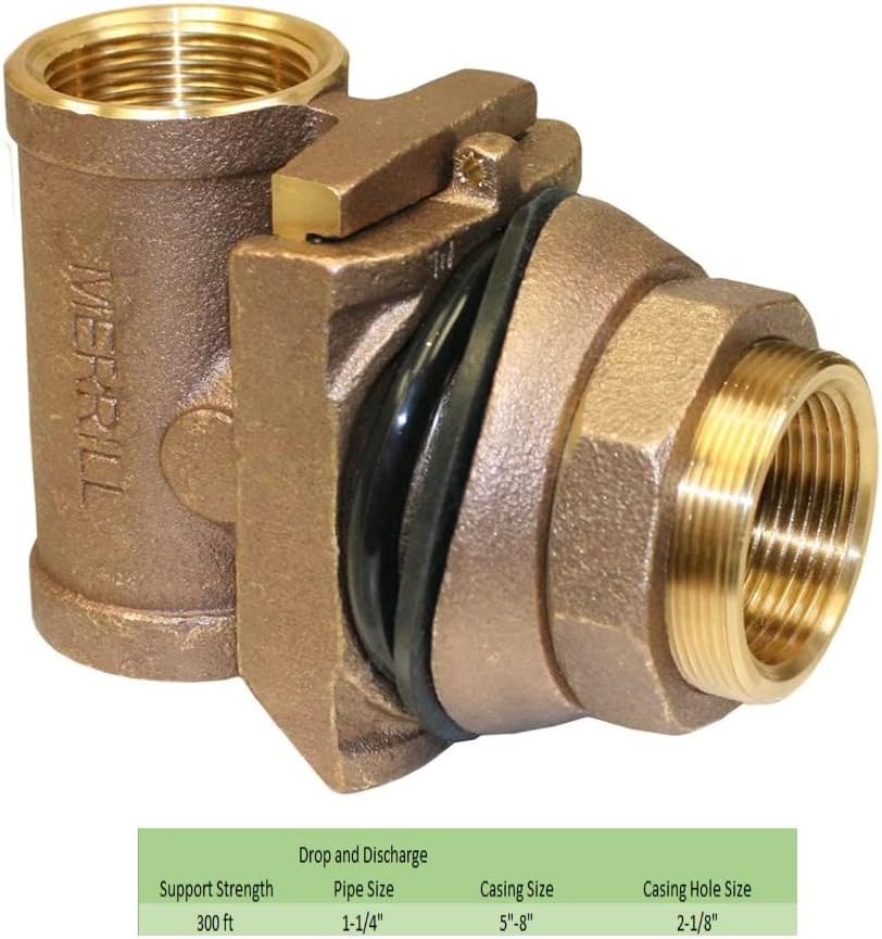 No Lead Brass 1-1/4 Pitless Adapter O4876
