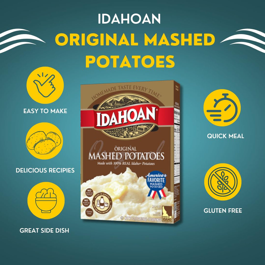 Gluten Free Instant Mashed Potatoes, Bulk 2 Pack U685456