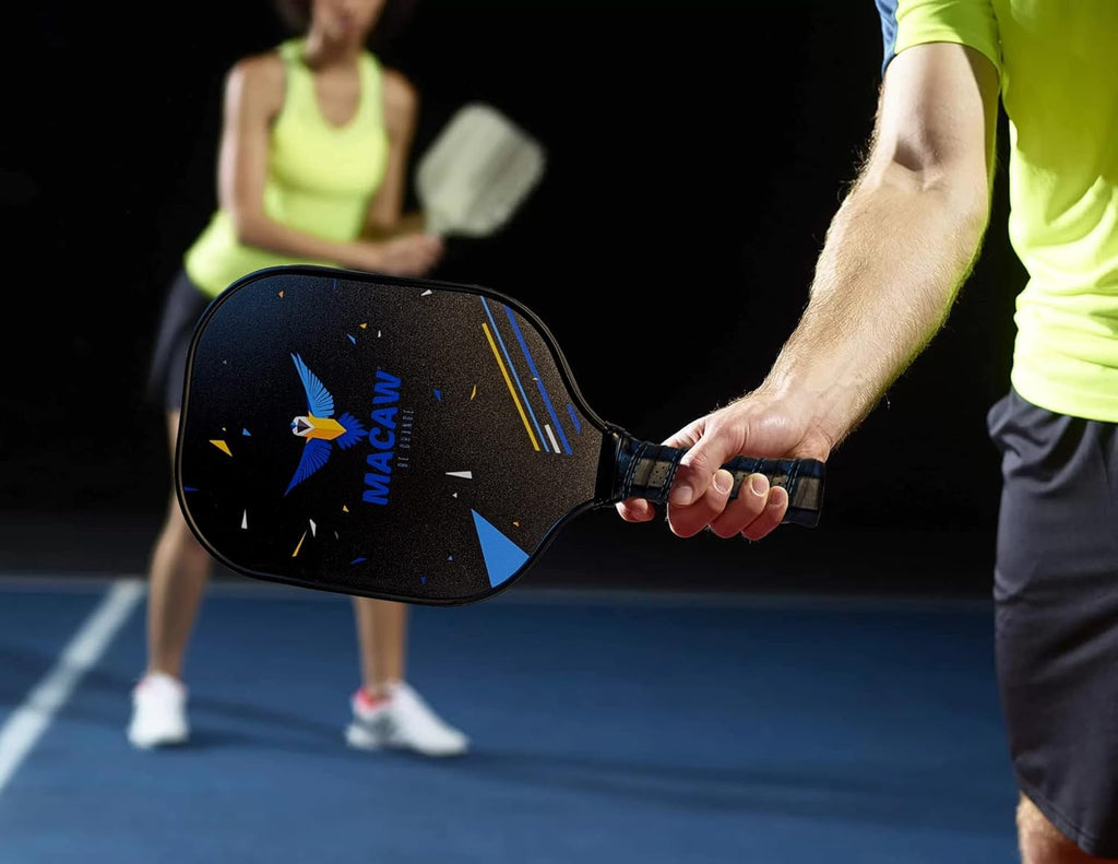 Graphite Pickleball Paddle Set of 2 and 4 Pickleballs O479638