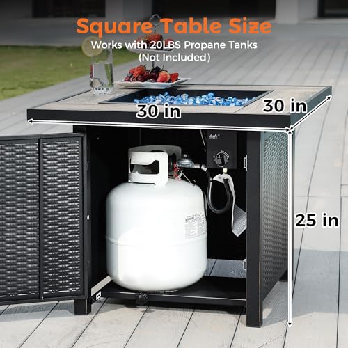 50000 BTU Propane Fire Pit Table N229708