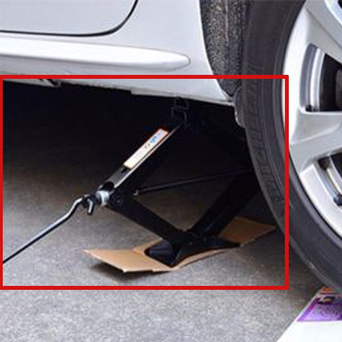 Scissor Jack with Crank Handle 2 Ton Pack of 2 X1470