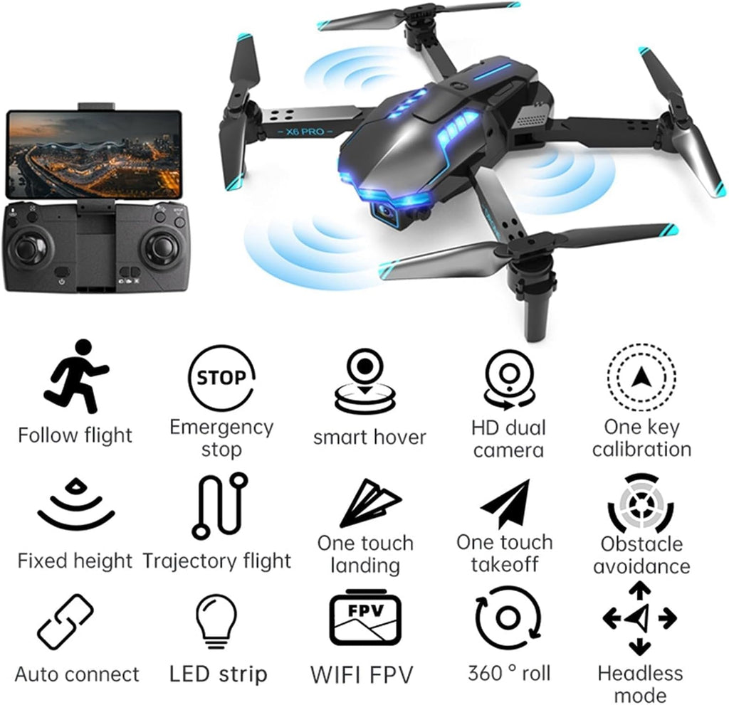 FPV Drone with 1080p HD Camera Altitude Hold Quadcopter I529251