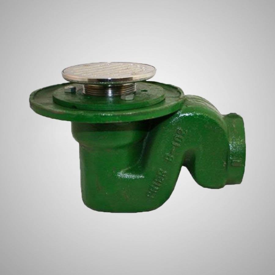 Cast Iron Shower Drain with Trap M984525