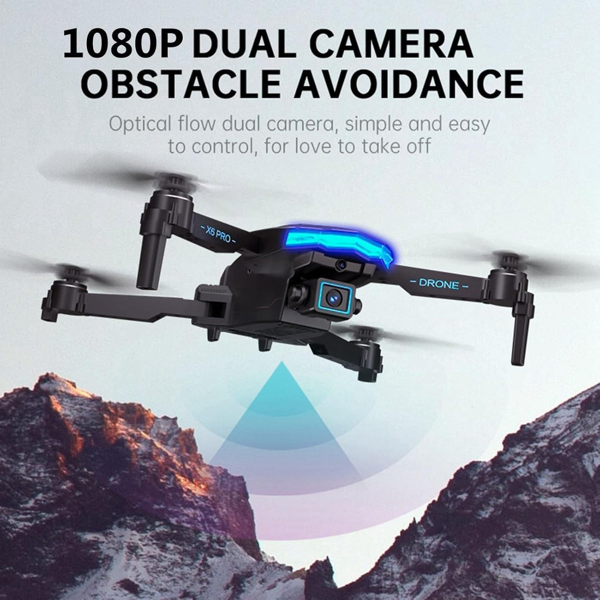 FPV Drone with 1080p HD Camera Altitude Hold Quadcopter I529251